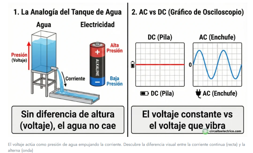 Analogía Hidráulica de Magnitudes Eléctricas